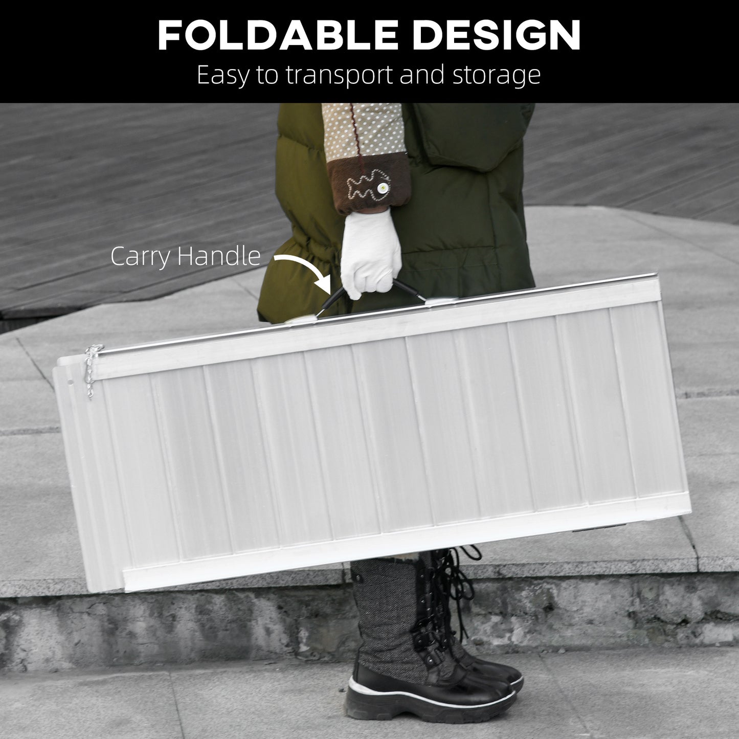 Easy Access Folding Ramp