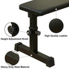 Adjustable Flat Weight Bench for Strength Training