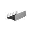 Elegant Grey Queen Bed Frame with LED & Storage Drawers