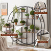 Rustic 5-Tier Plant & Book Stand