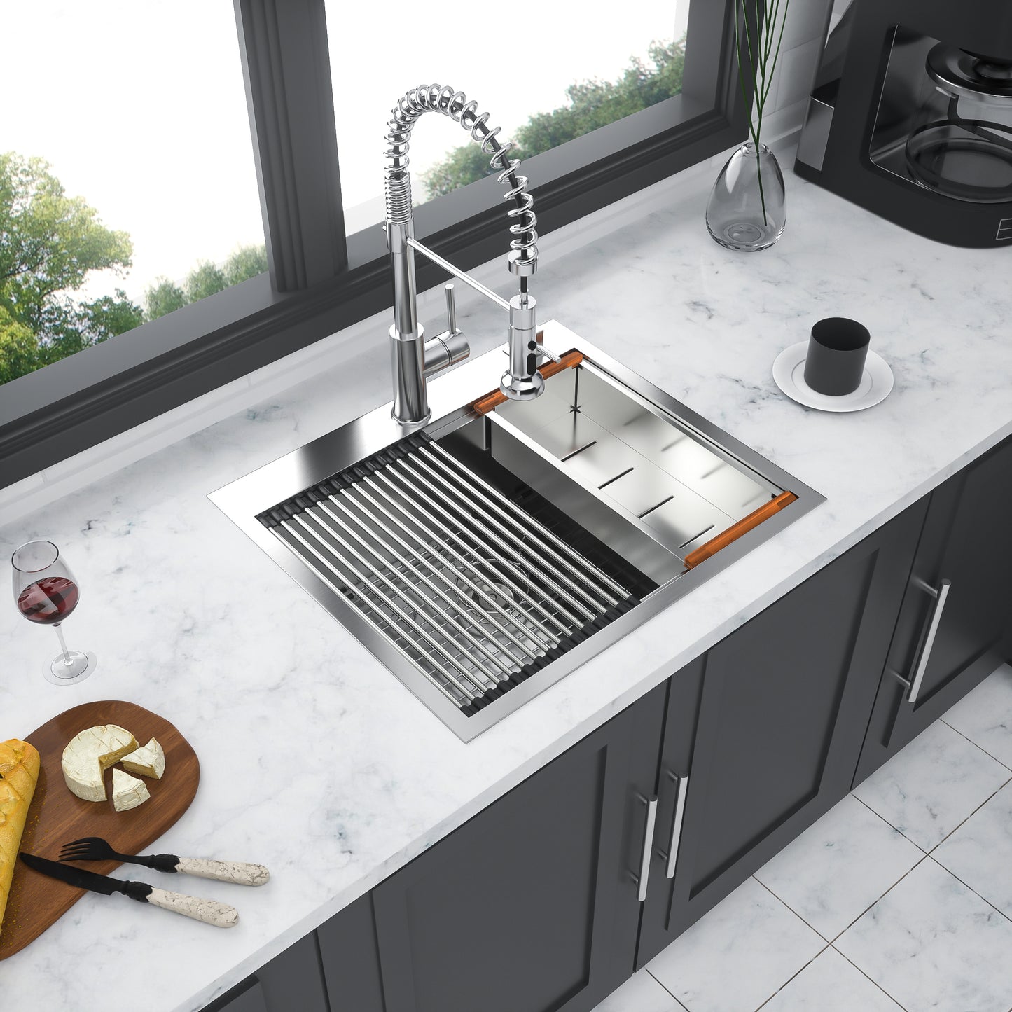 Stainless Steel Workstation Kitchen Sink