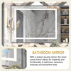 Illuminate & Reflect: Modern LED Bathroom Mirror