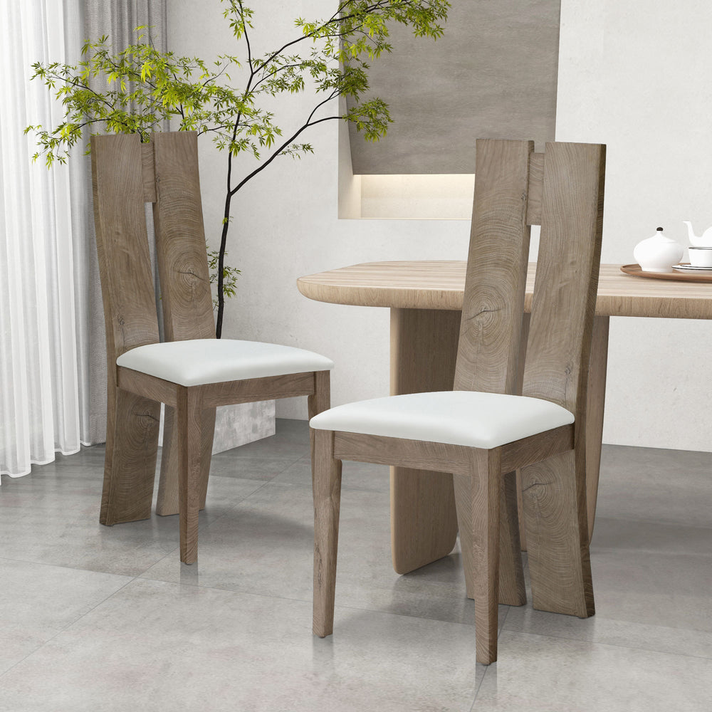 Sleek Comfort Dining Chairs - Set of Two