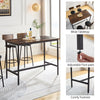 Chic Industrial Bar Set with Cozy Chairs