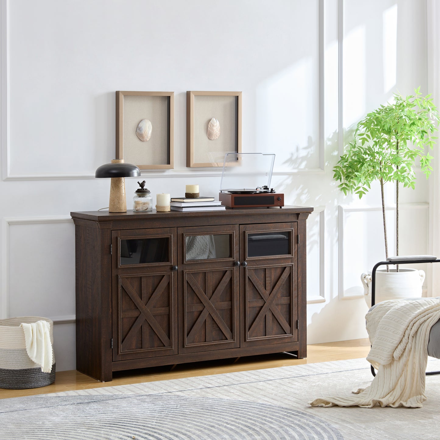 Charming Farmhouse Buffet Cabinet