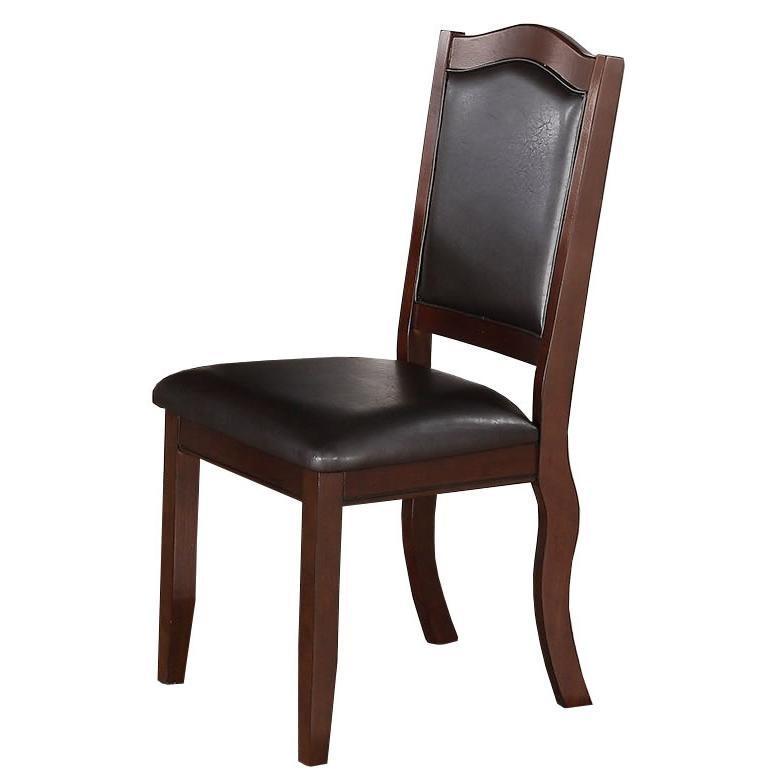 Chic Espresso Dining Chair Duo