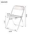 Chic Foldable Ghost Chair
