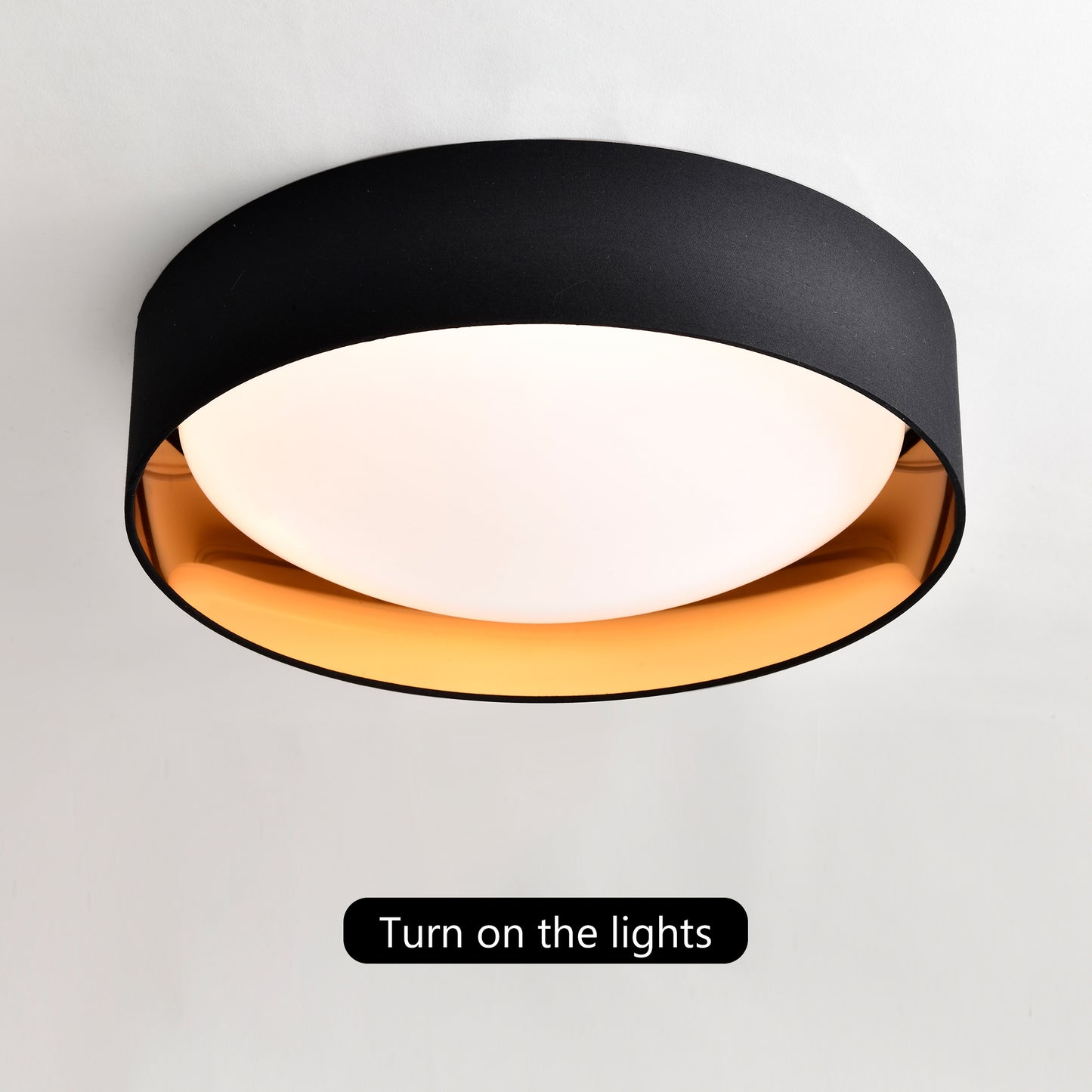 Versatile Glow Flush Mount Light - Dimmable & Color-Selectable Ceiling Fixture