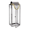 Shimmering Stainless Steel Lantern