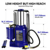 Heavy-Duty Hydraulic Bottle Jack for Trucks and RVs