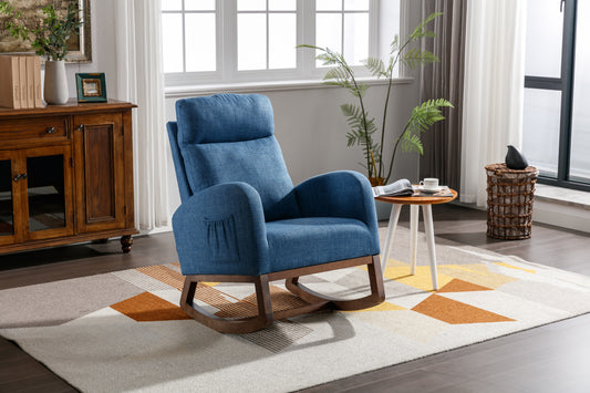 Cozy Glider Rocking Chair - Modern Comfort for Every Room