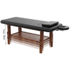 Deluxe Black Beauty Massage Bed with Adjustable Height & Comfort Pillows