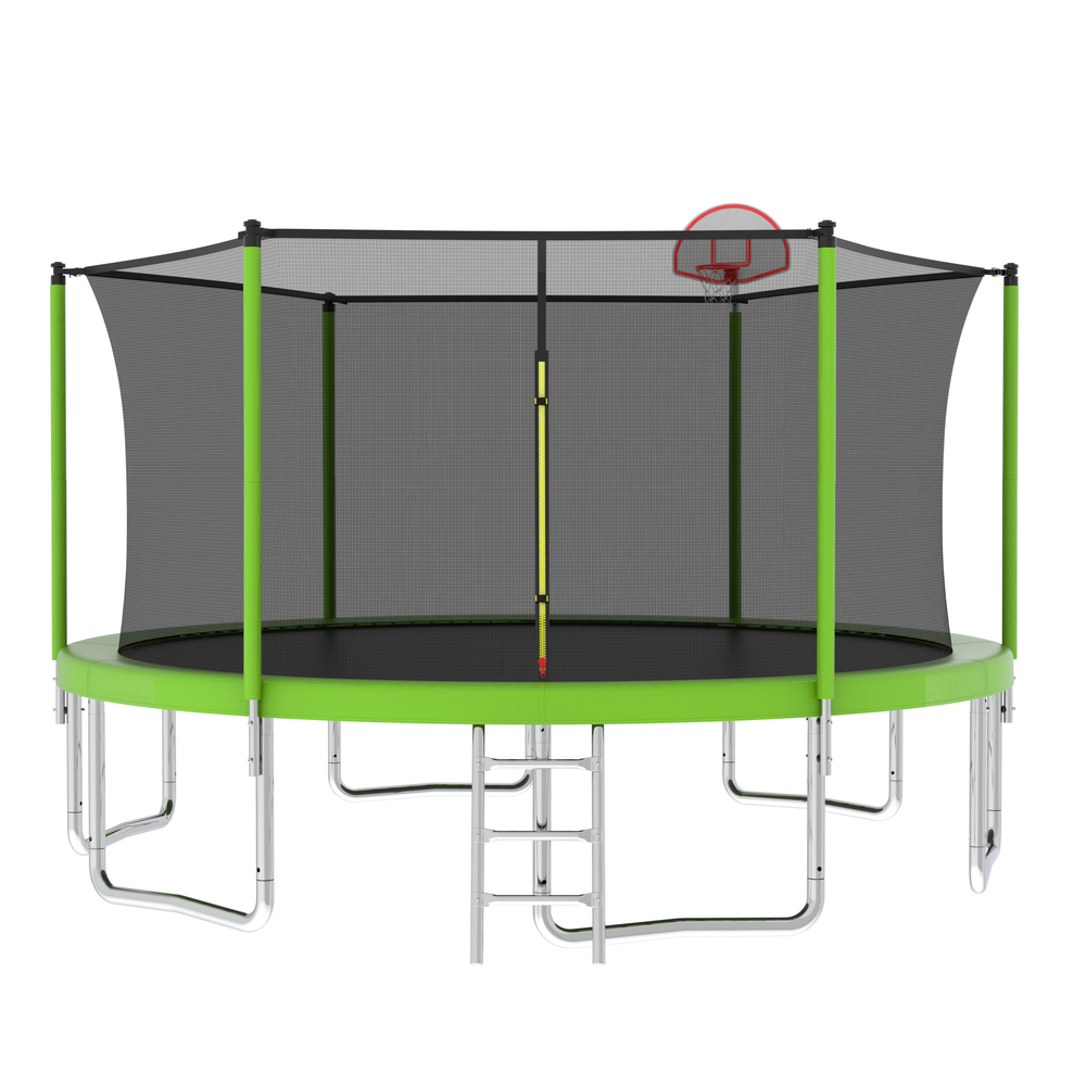 Jump & Play Trampoline for Kids with Safety Net