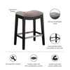 Saddle Style Counter Stool