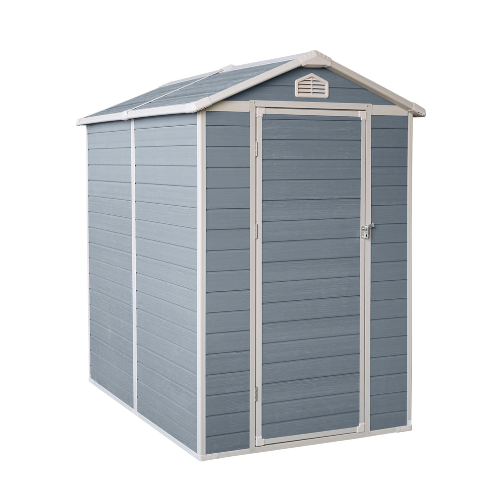 Outdoor Resin Storage Shed - Lockable and Ready for Your Yard!