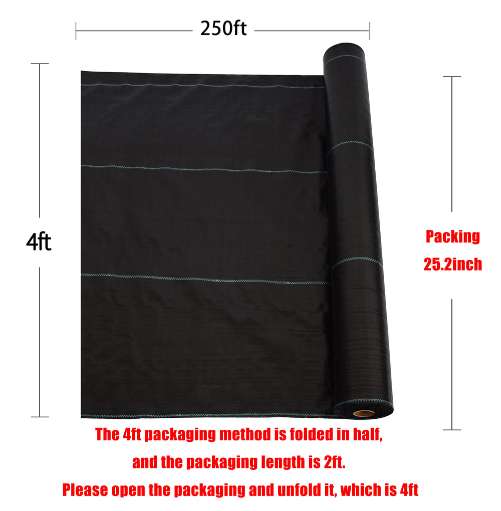 Ultimate Garden Weed Barrier Fabric - Heavy-Duty, Easy Setup!