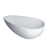 Luxury Soaking Tub in Matte White