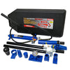 Portable Power: Hydraulic Gear in Bold Black & Blue