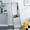 Sleek Black Full-Body Mirror