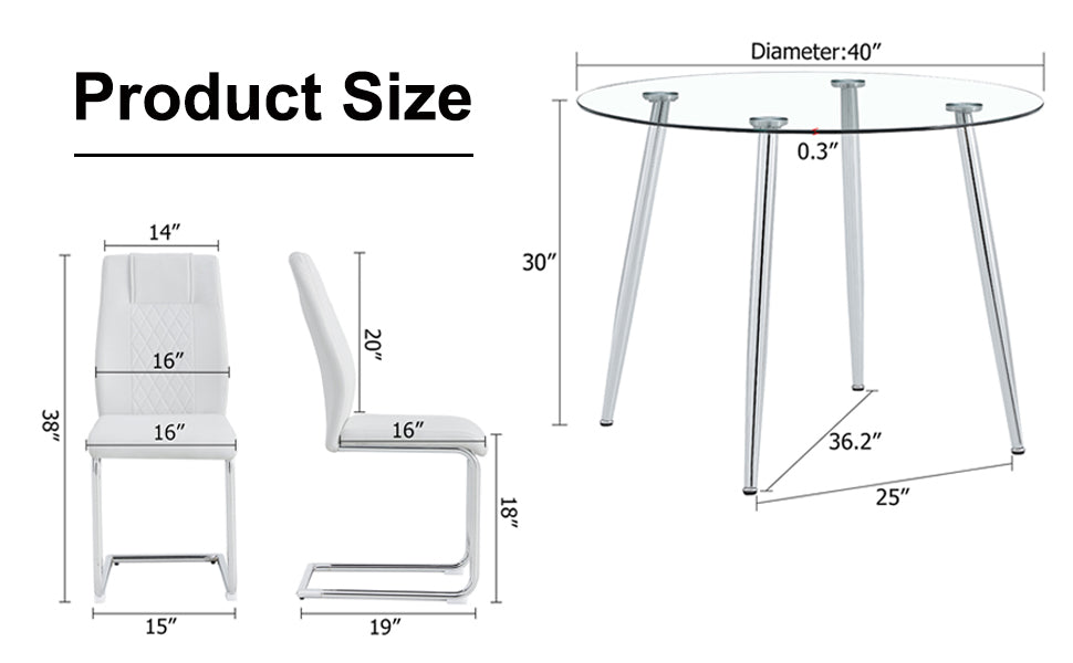 Circle & Comfort Dining Set