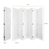 Elegant White Folding Room Divider and Display Board