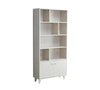 Chic White Door Bookcase