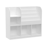 Playful Kids' Bookcase with Storage Bins