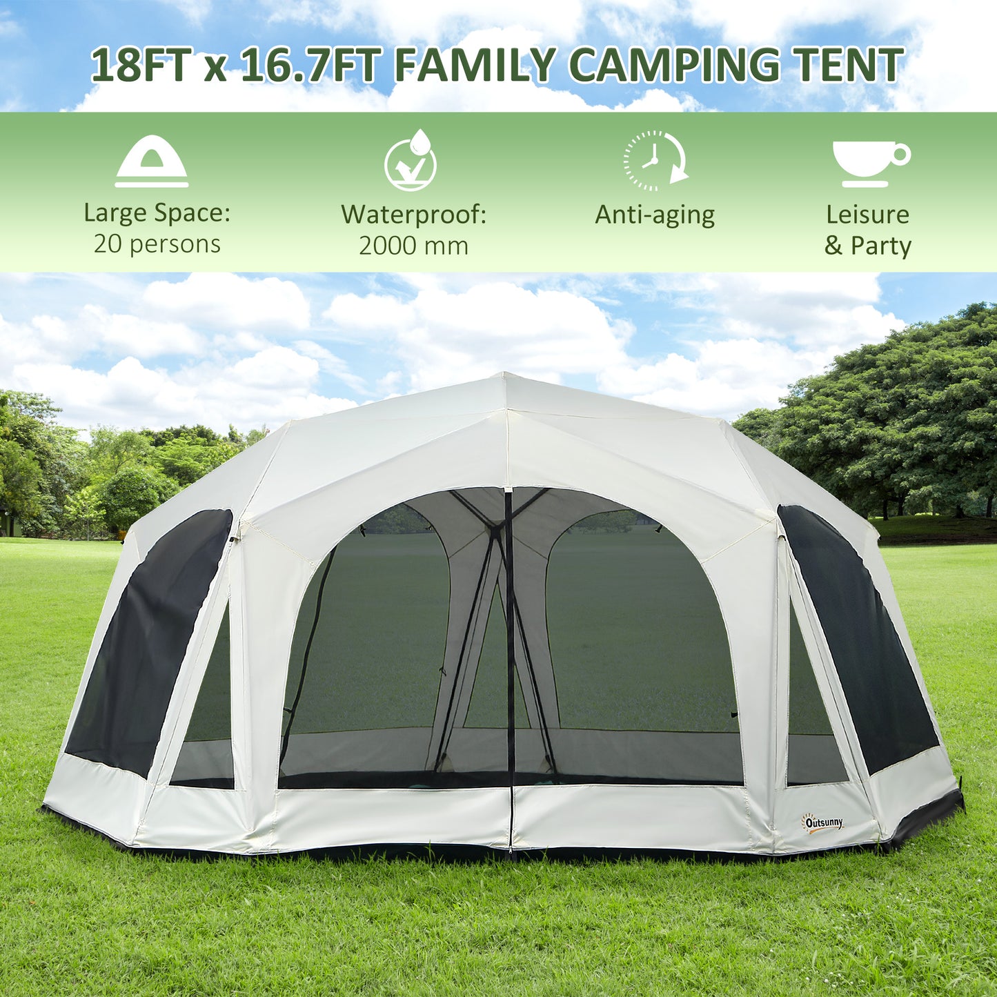 Outsunny Family Fun Tent