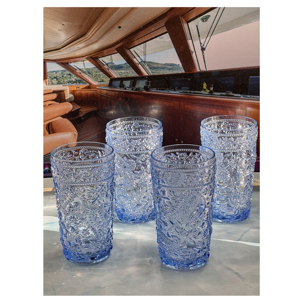 Paisley Party Plastic Glasses Set