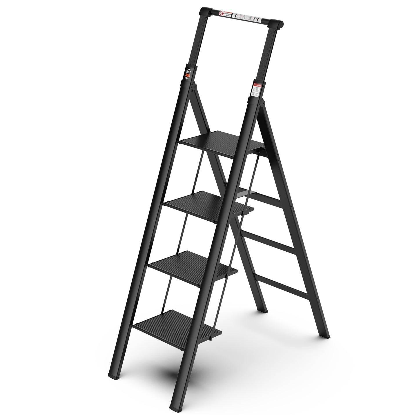 Easy Reach Folding Step Stool - Safe & Sturdy Ladder