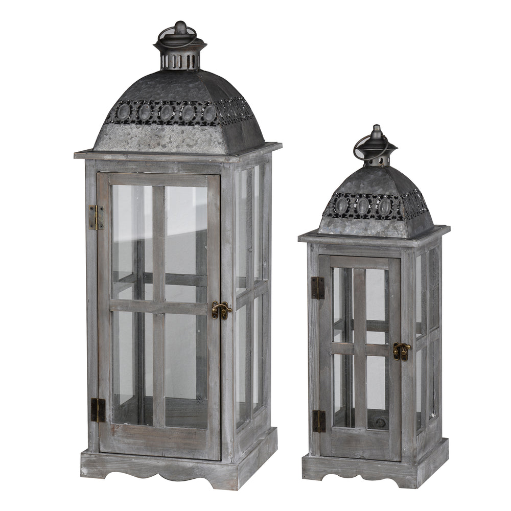 Charming Wooden Lantern for Home & Garden Decor