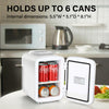 Chill & Heat Mini Fridge - Portable Storage for Skincare & Snacks