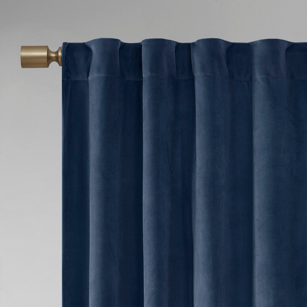 Velvet Room Darkening Curtain Set