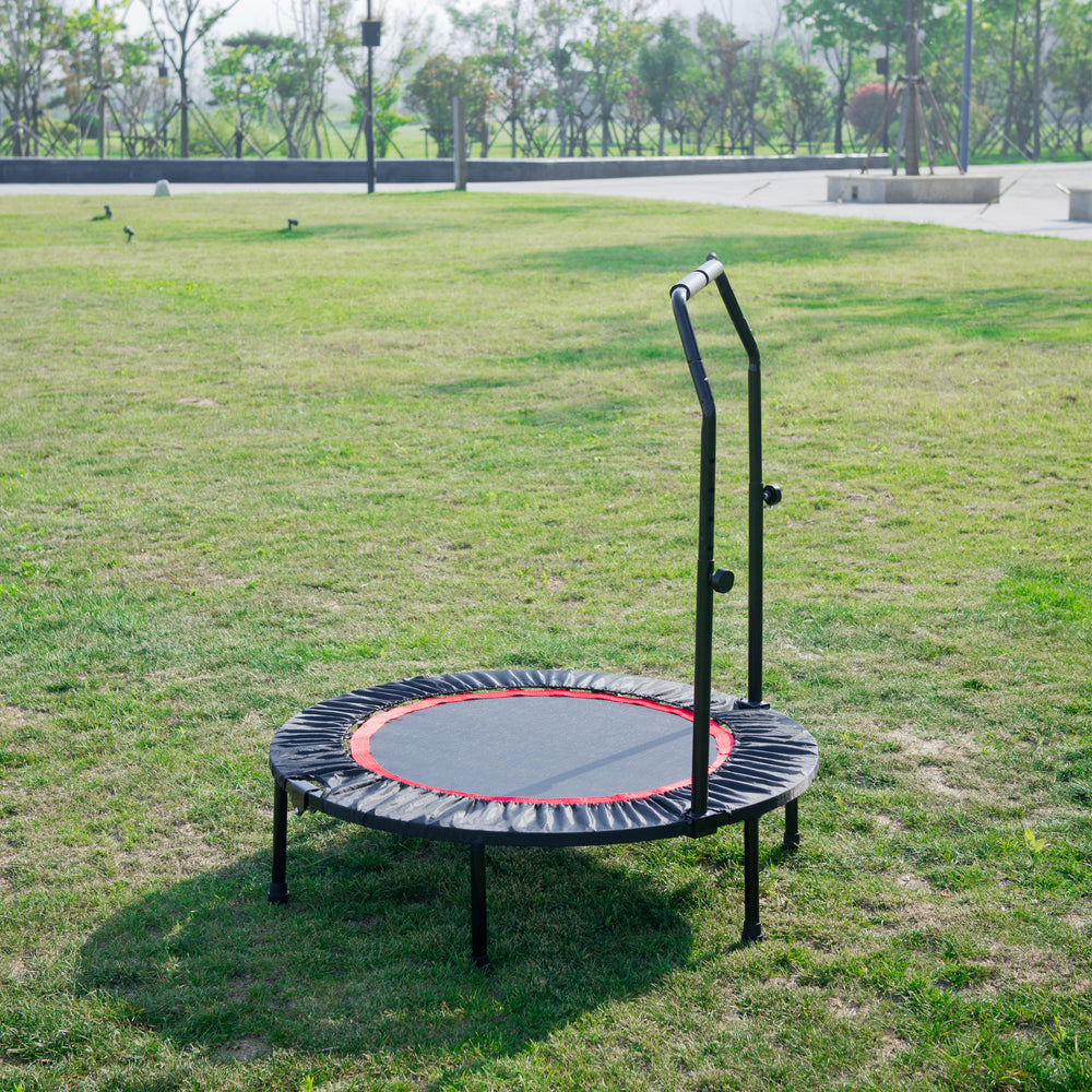 JumpFit Mini Trampoline for Everyone - Safe Indoor Workout Fun!