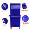 Blue Rolling Tool Chest with 6 Drawers