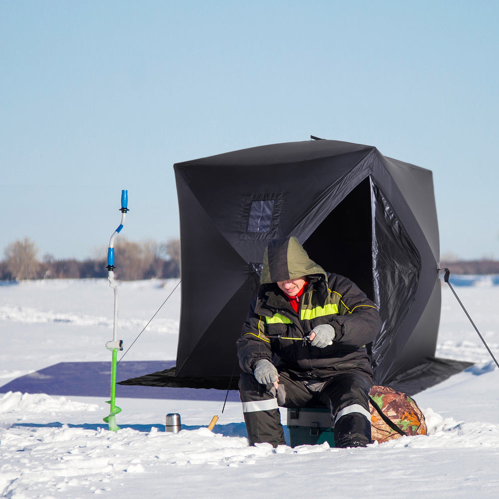 Cozy Ice Fishing Hub for Two