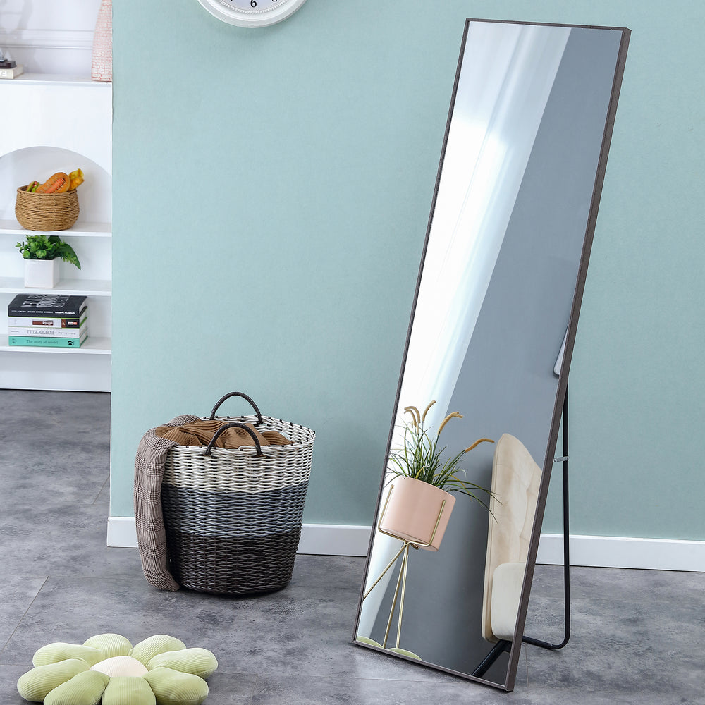 Timeless Gray Full-Length Mirror