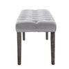 Chic Velvet Tufted Bench