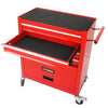 Rolling Red Tool Cart with Four Drawers