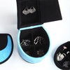 Chic Hidden Storage Jewelry Box - Turquoise Velvet High Heel Design