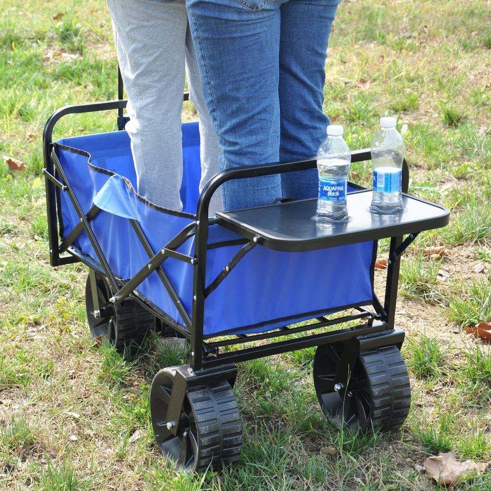 Blue Folding Wagon for All Your Adventures