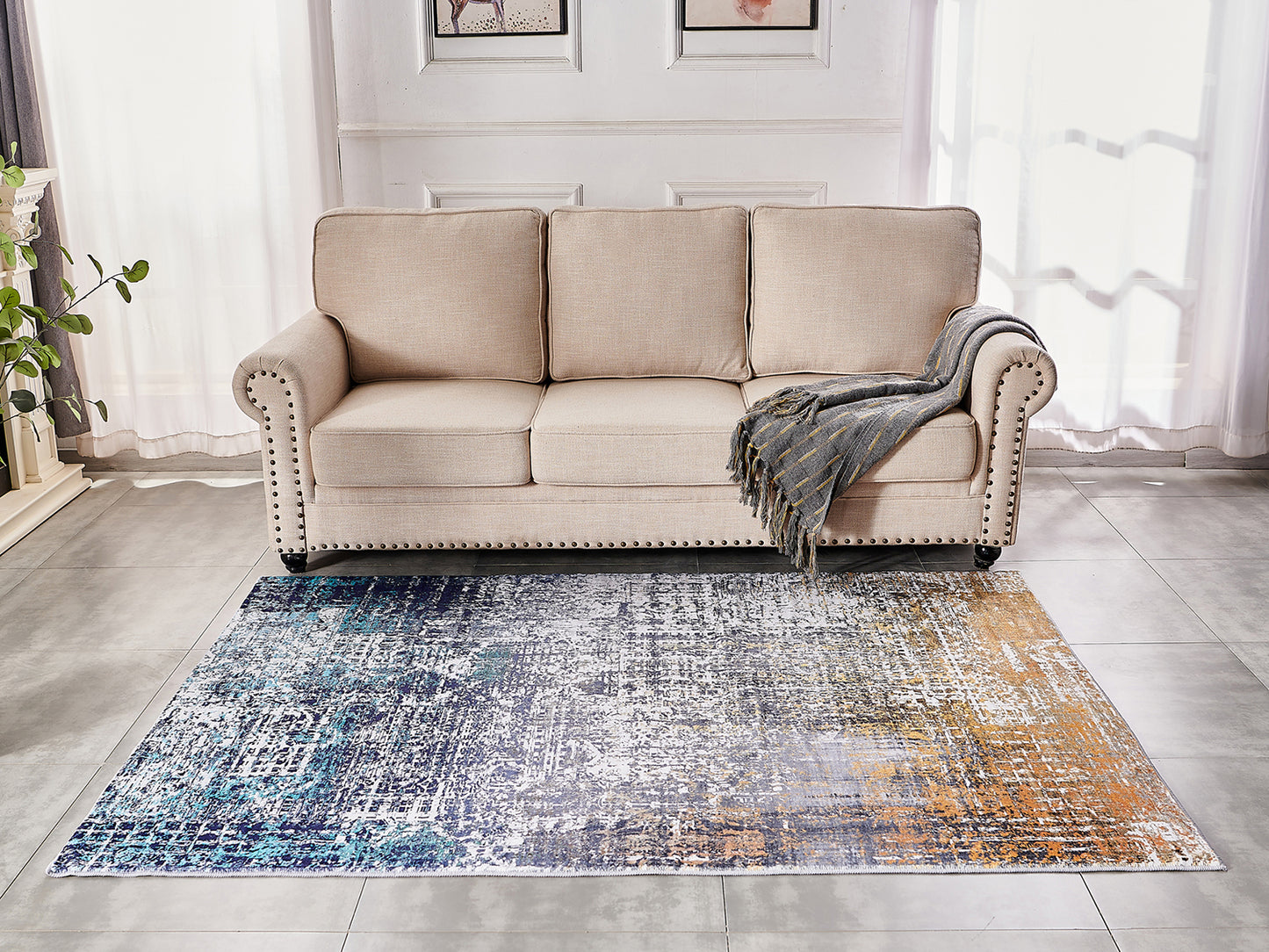 Soft Touch Abstract Area Rug