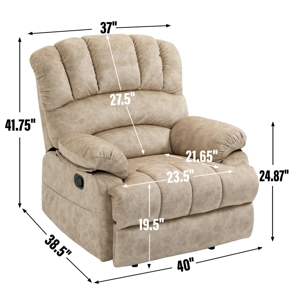 Cozy Beige Recliner Chair for Ultimate Comfort