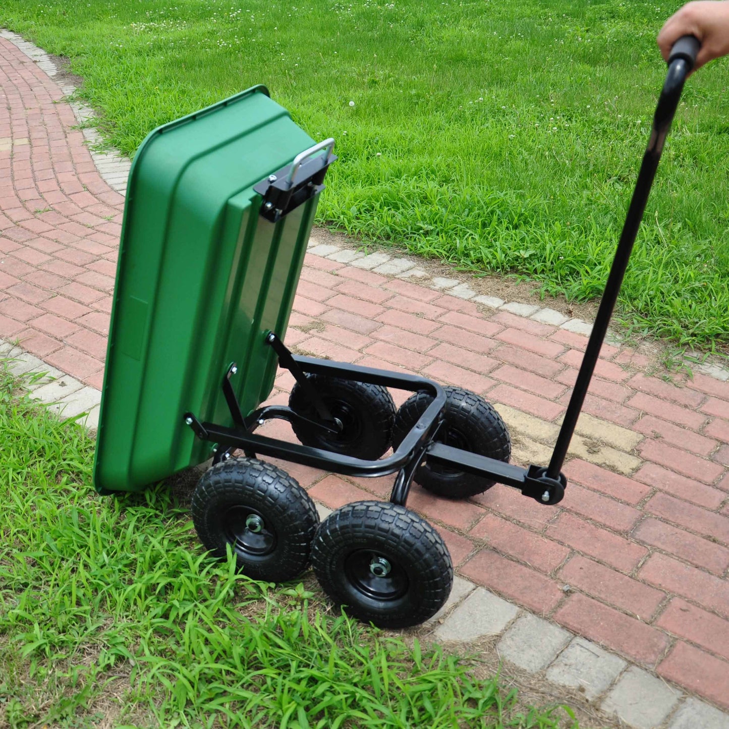 Green Glide Garden Dump Truck