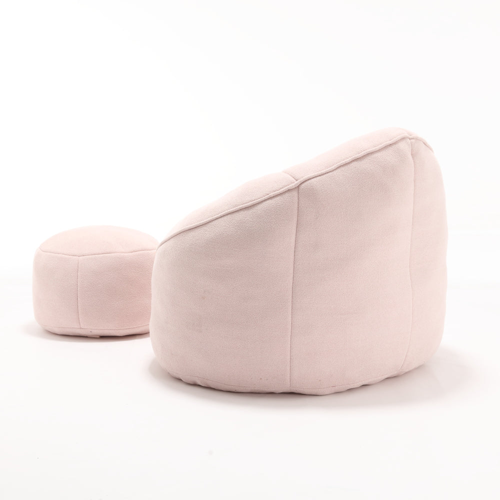 Cozy Comfort Bean Bag Sofa with Footrest