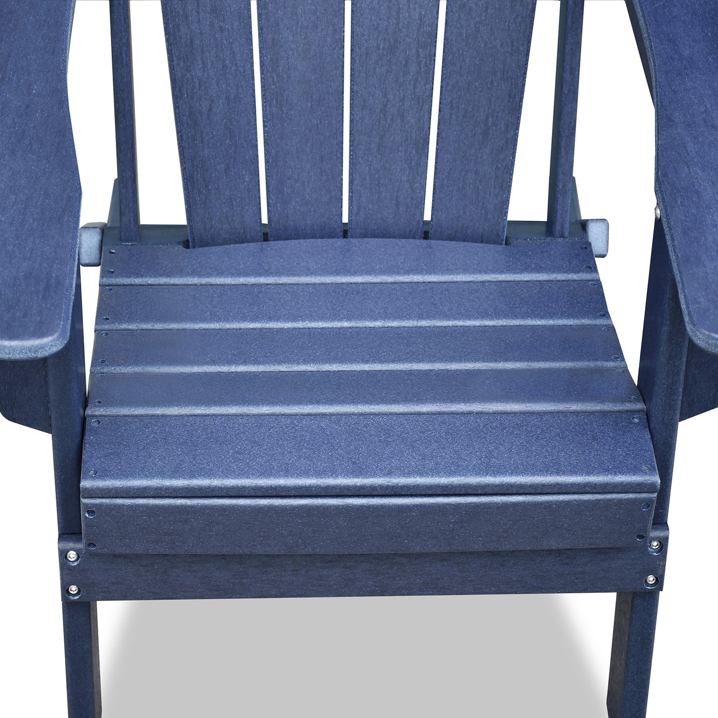 Navy Blue Folding Adirondack Chair - Perfect for Outdoor Relaxation!