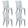 Chic Gray Dining & Office Chair Set