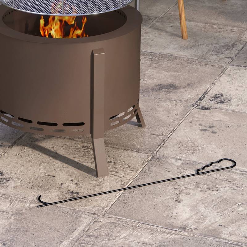 Outsunny Smokeless Fire Pit & Grill – The Ultimate Portable Bonfire Solution!