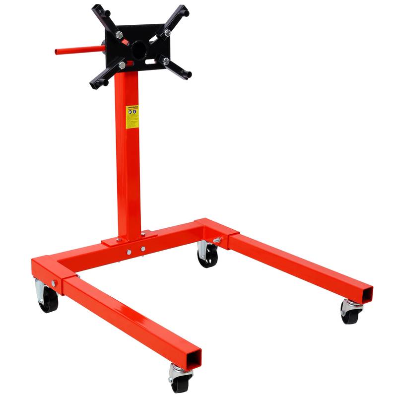 Easy Roll Engine Stand with Rotating Head & Adjustable Arms