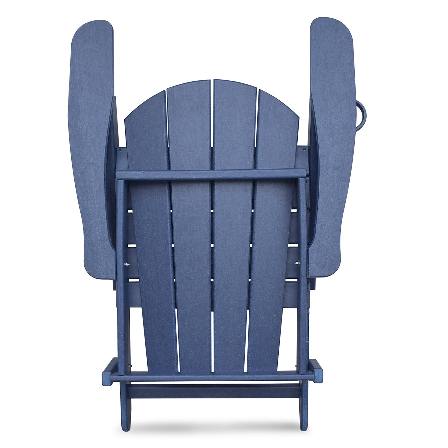 Navy Blue Folding Adirondack Chair - Perfect for Outdoor Relaxation!